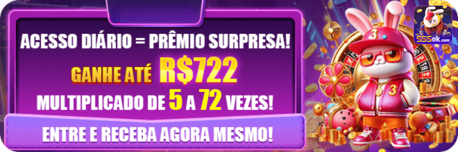 sssok — card com CTA e reforço de bônus, com hierarquia visual clara, pensado para aproximar o jogador de campanhas